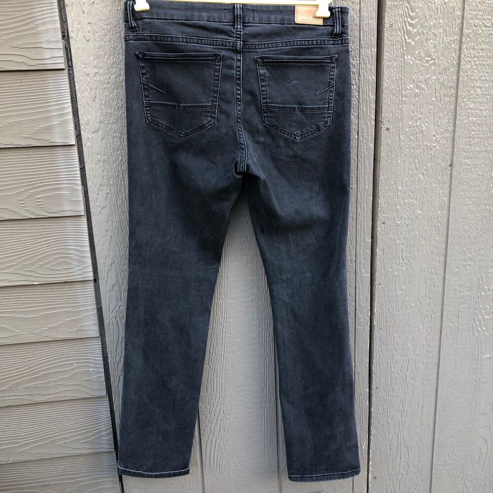 BKE payton universal fit mid rise straight black jeans 32 x 32 - Picture 2 of 4